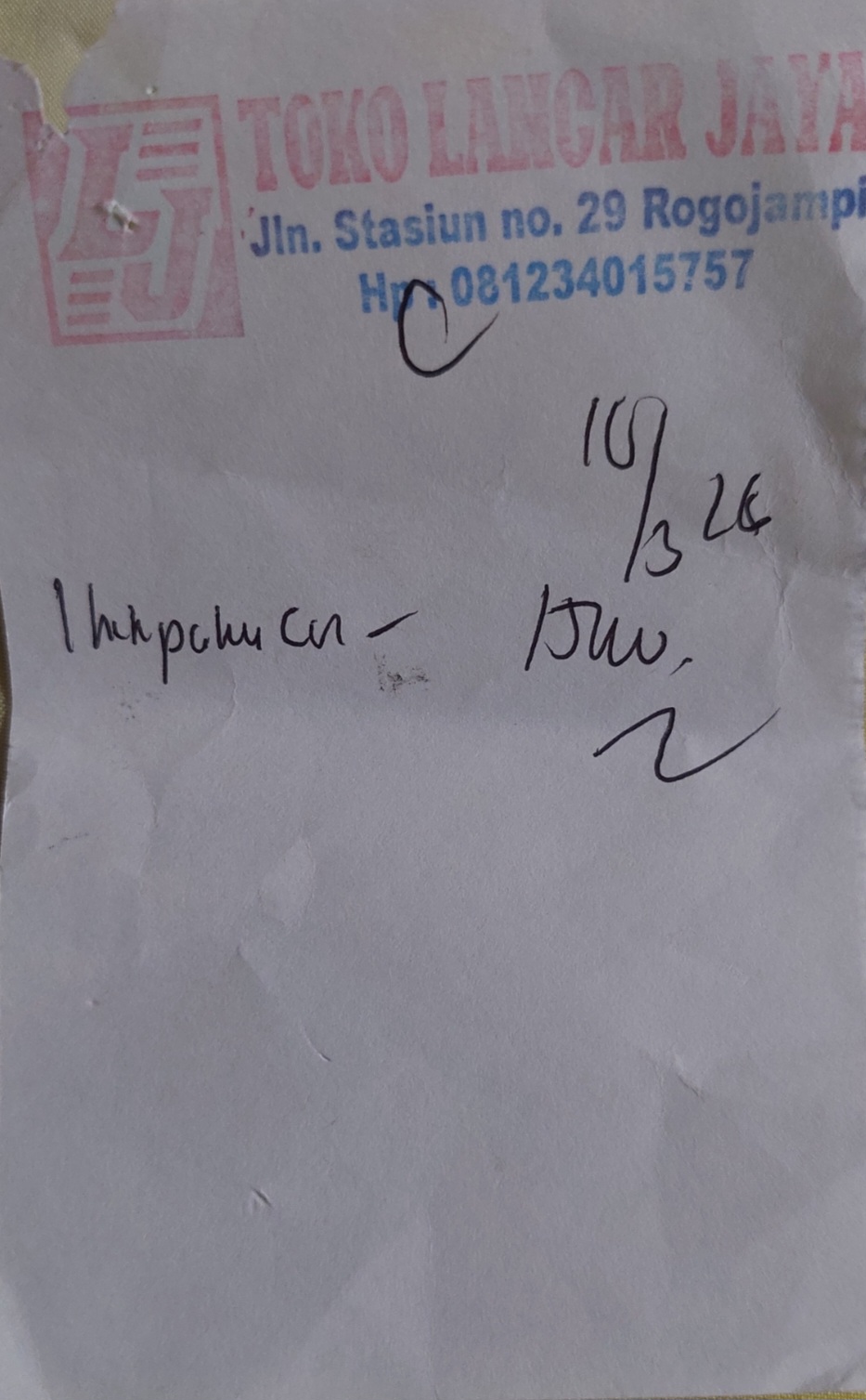 Bukti Kuitansi