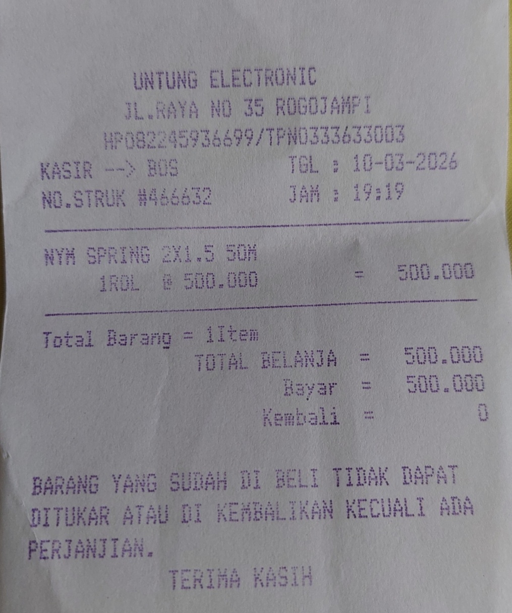 Bukti Kuitansi