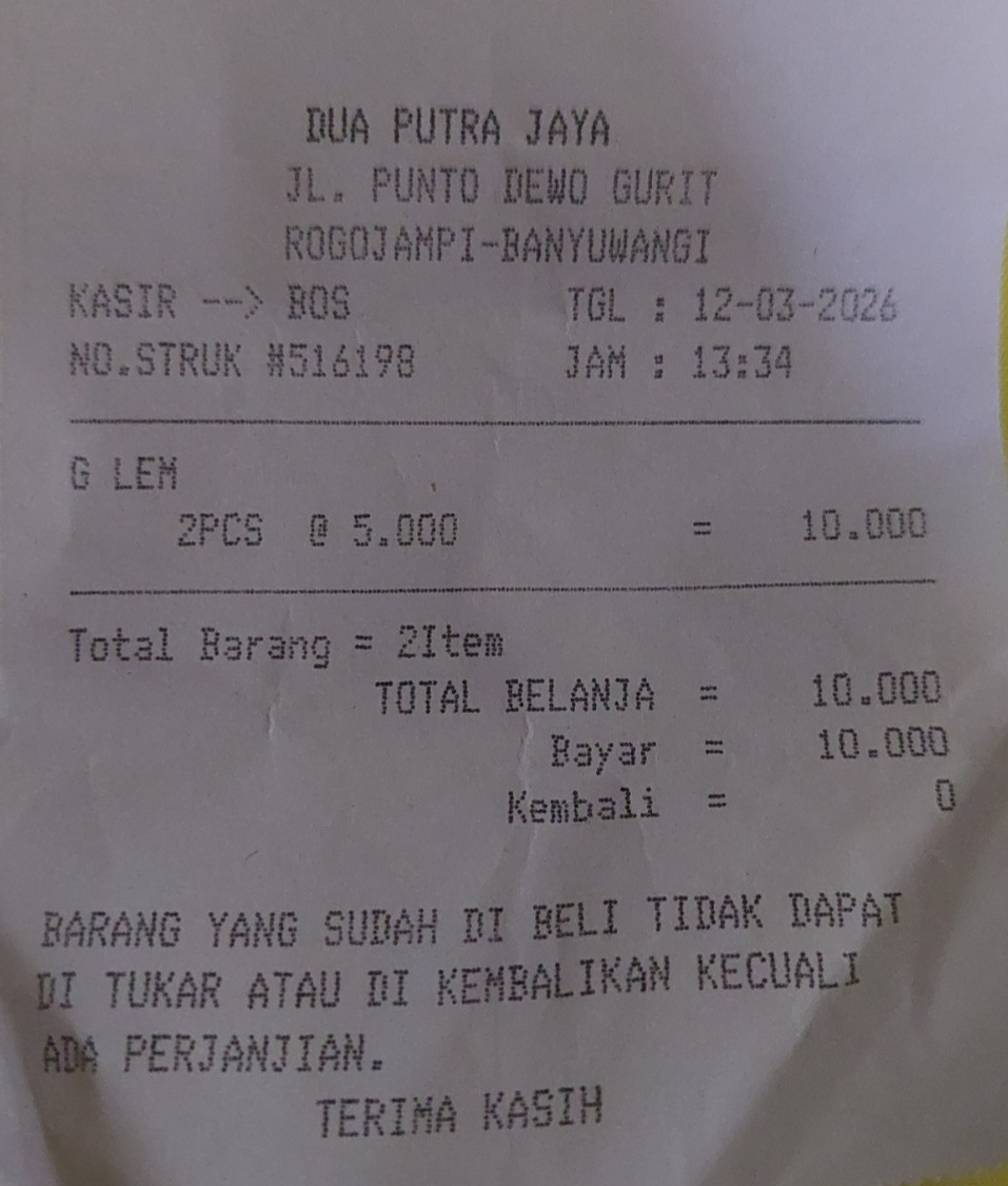Bukti Kuitansi