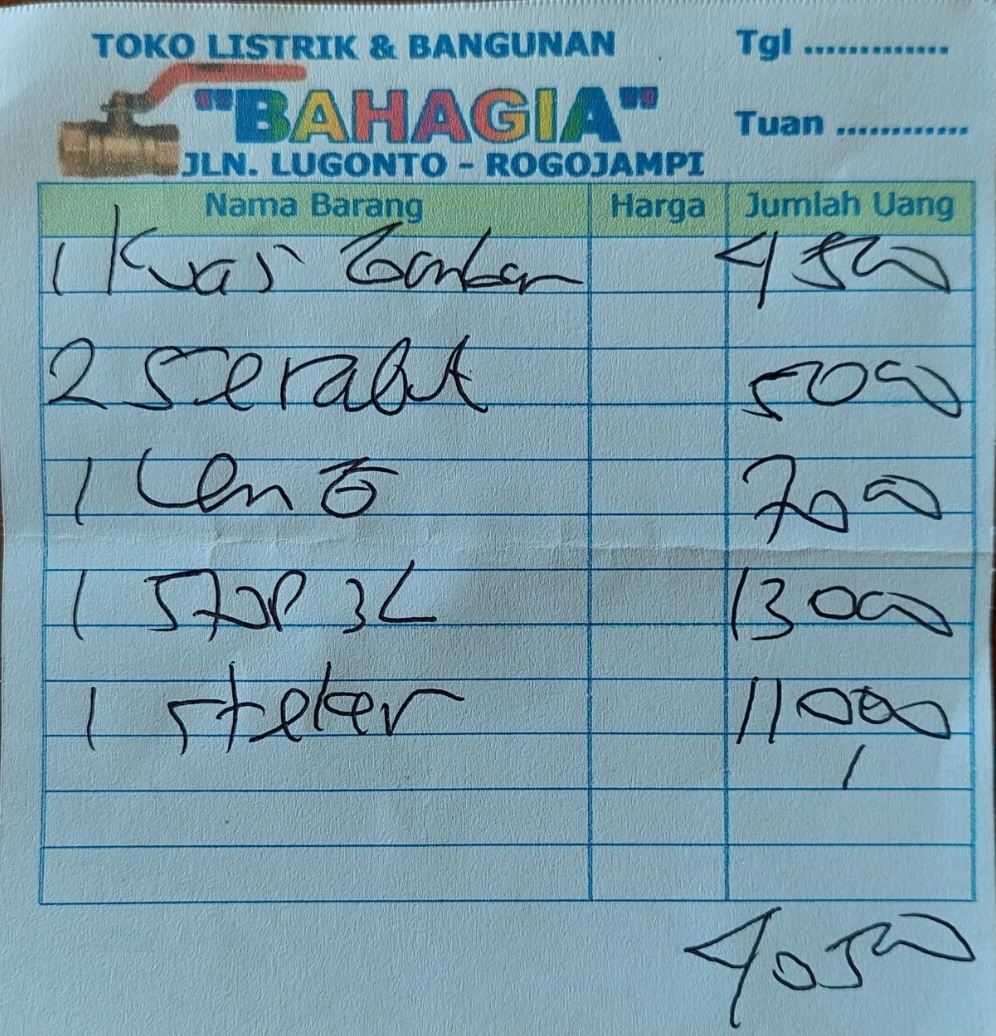 Bukti Kuitansi