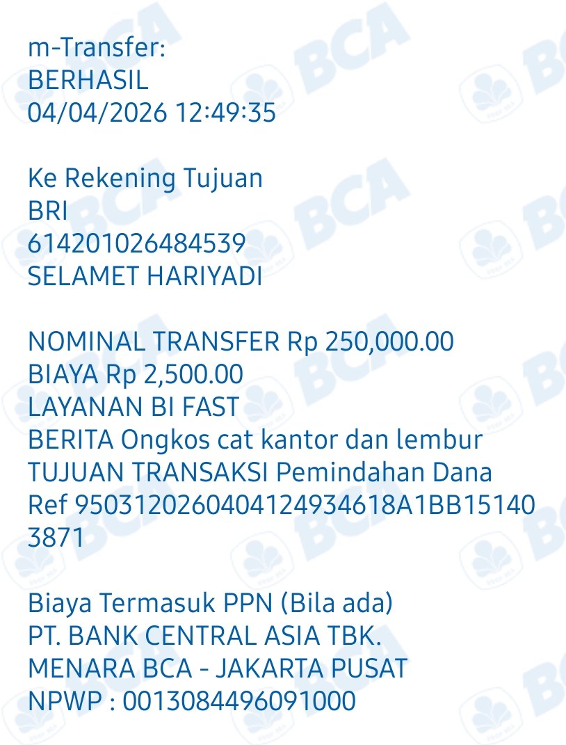 Bukti Kuitansi