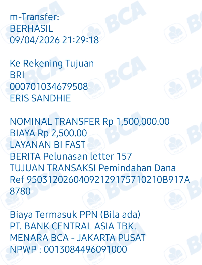 Bukti Kuitansi